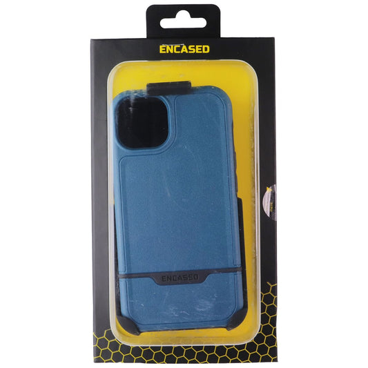 Encased Rebel Armor Case + Holster for Apple iPhone 13 - Blue - New