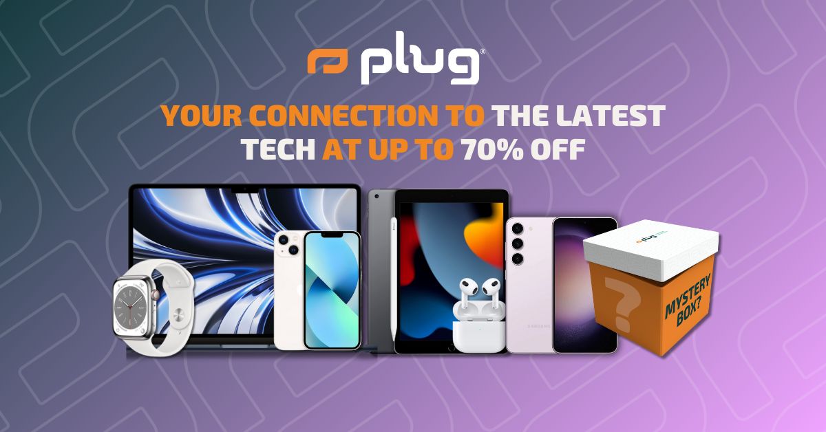 Plug Refurbished Laptops/Tablets/Watches & Unlocked Phones