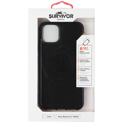 Griffin Survivor Clear Series Case for Apple iPhone 11 Pro Max - Black