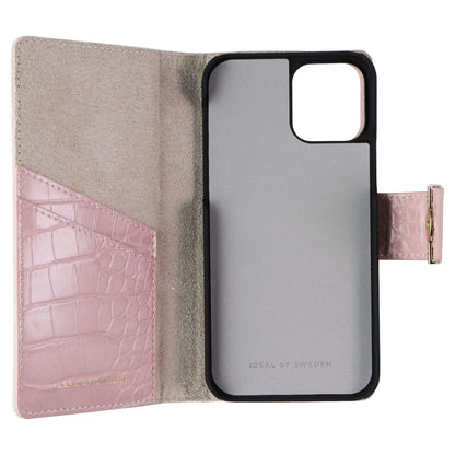 iDeal of Sweden Phone Wallet Case for Apple iPhone 12 and 12 Pro - Rose Croco (3)