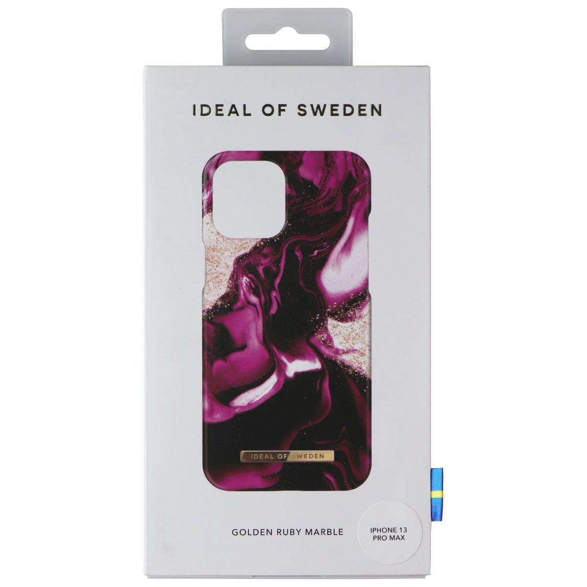 iDeal of Sweden Printed Case for iPhone 13 Pro Max - Golden Ruby Marble