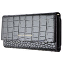 iDeal of Sweden Signature Clutch Case for iPhone 12 and 12 Pro - Jet Black Croco - New