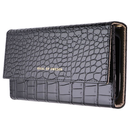 iDeal of Sweden Signature Clutch Case for iPhone 12 Pro Max - Jet Black Croco