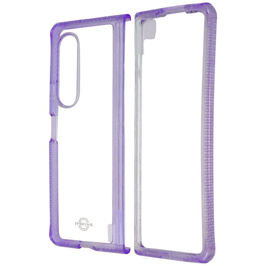 ITSKINS Hybrid R // Clear Case for Samsung Galaxy Z Fold3 5G - Lavender/Clear - New