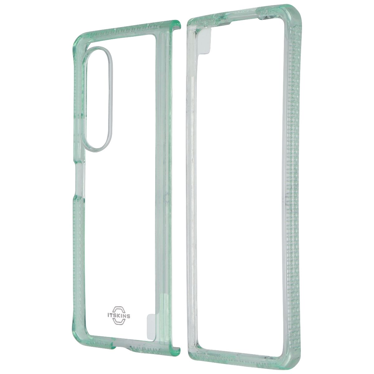 iTSKINS Hybrid R // Clear Case for Samsung Galaxy Z Fold3 5G - Green/Clear - New