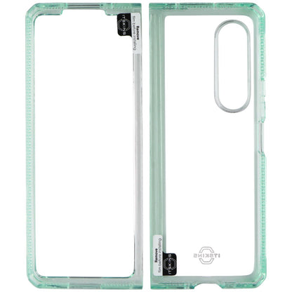 iTSKINS Hybrid R // Clear Case for Samsung Galaxy Z Fold3 5G - Green/Clear - New (3)