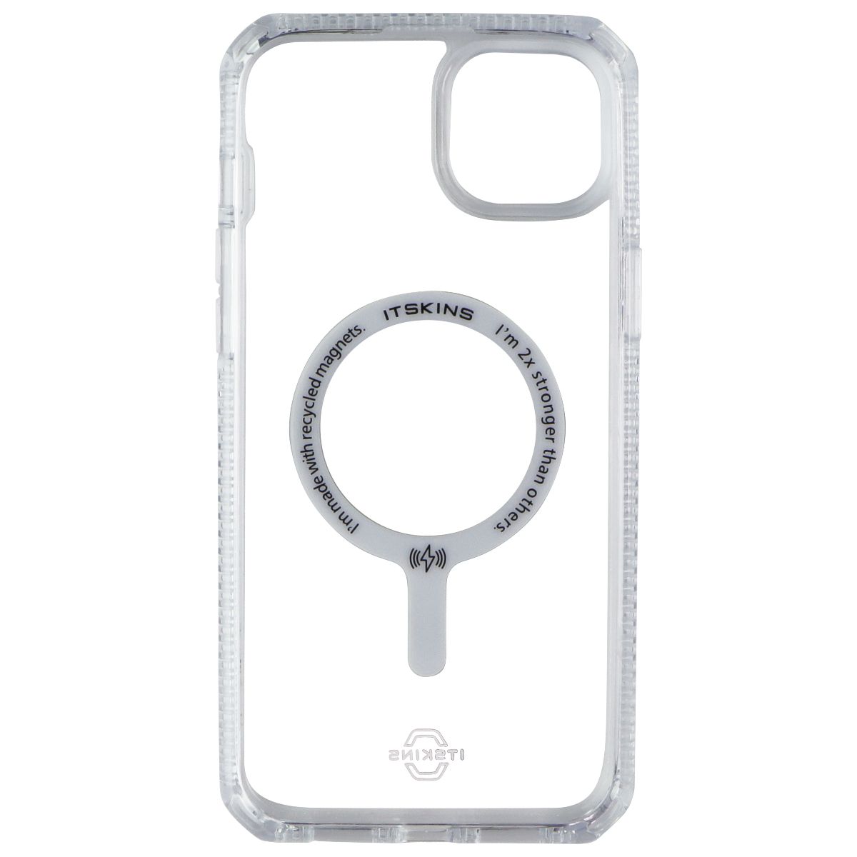 ITSKINS Hybrid_R Clear Case for MagSafe for iPhone 15 Plus/14 Plus - Transparent (3)