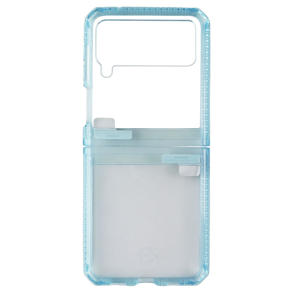 ITSKINS Hybrid // Clear Series Case for Samsung Galaxy Z Flip3 5G - Light Blue - New (2)