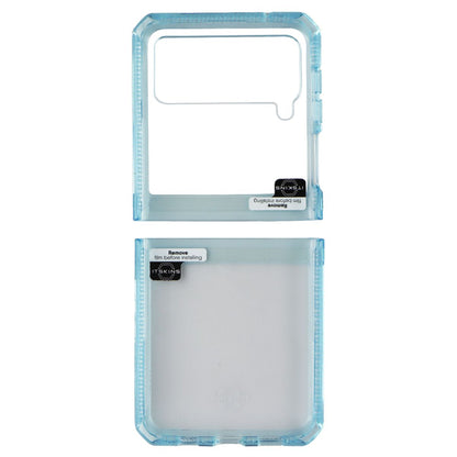 ITSKINS Hybrid // Clear Series Case for Samsung Galaxy Z Flip3 5G - Light Blue - New (3)