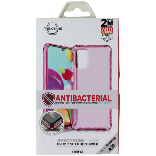 ITSKINS Spectrum // Clear Case for Samsung Galaxy A31 - Light Pink (Transparent) - New