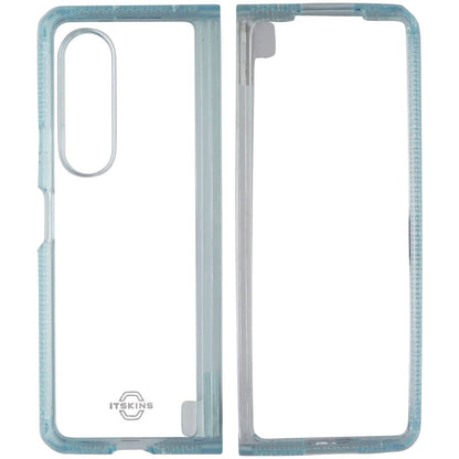 ITSKINS Hybrid R // Clear Case for Samsung Galaxy Z Fold3 5G - Light Blue/Clear - New (2)
