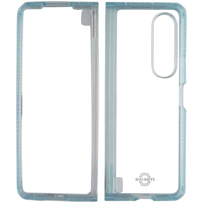ITSKINS Hybrid R // Clear Case for Samsung Galaxy Z Fold3 5G - Light Blue/Clear - New (3)