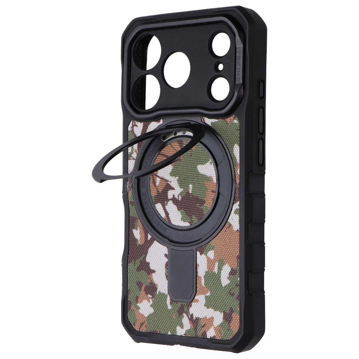 ITSKINS Supreme_R // Nylon Stand Case for MagSafe for Apple iPhone 17 Pro - Camo