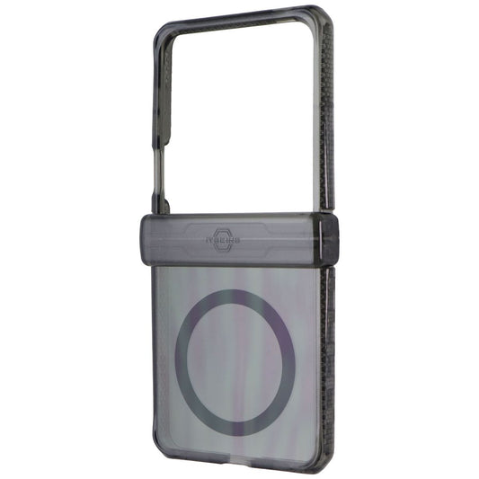 ITSKINS Hybrid R Clear Hinge Magnetic Case for Samsung Galaxy Z Flip7 - Smoke - New