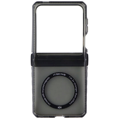 ITSKINS Hybrid R Clear Hinge Magnetic Case for Samsung Galaxy Z Flip7 - Smoke - New (3)