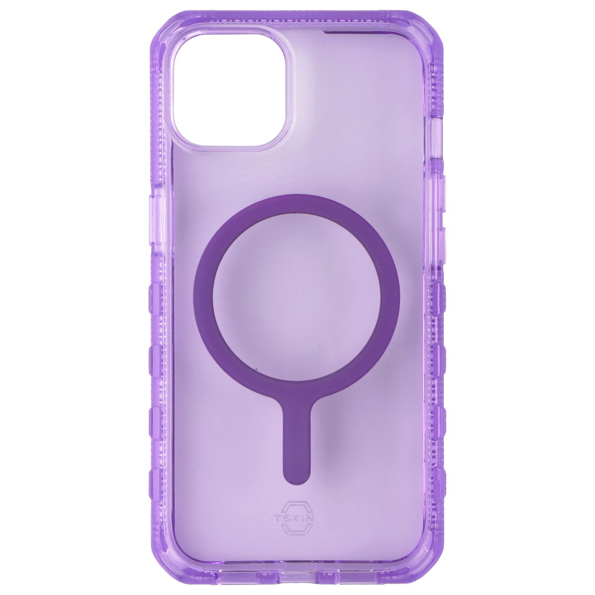 ITSKINS Supreme // Clear Case for MagSafe for Apple iPhone 13 - Purple (2)
