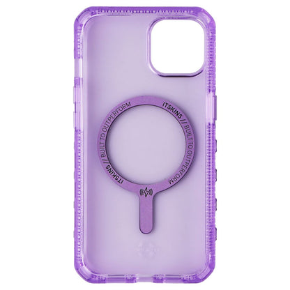 ITSKINS Supreme // Clear Case for MagSafe for Apple iPhone 13 - Purple (3)