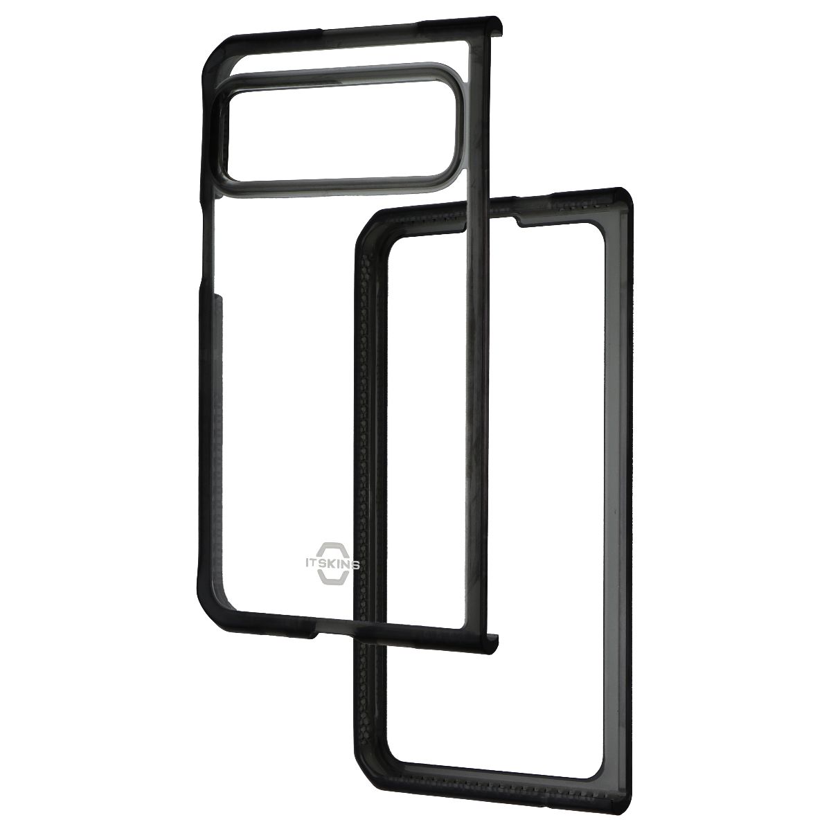 ITSKINS Hybrid_R Clear Case for Google Pixel Fold - Black/Transparent (3)