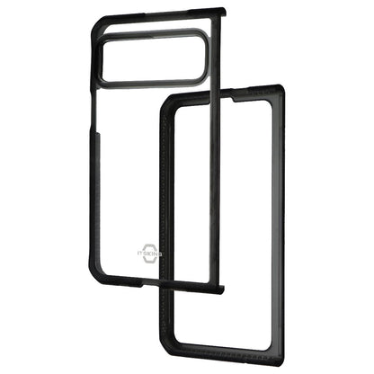 ITSKINS Hybrid_R Clear Case for Google Pixel Fold - Black/Transparent (3)