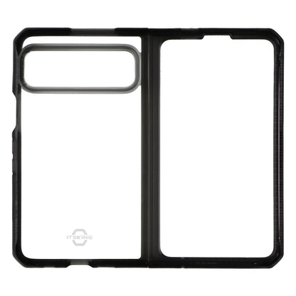 ITSKINS Hybrid_R Clear Case for Google Pixel Fold - Black/Transparent