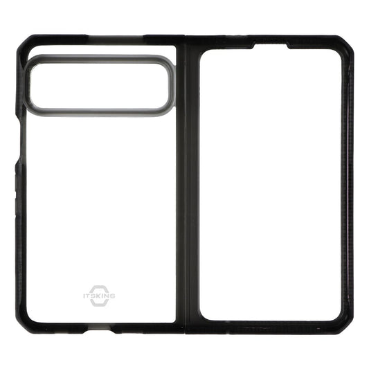 ITSKINS Hybrid_R Clear Case for Google Pixel Fold - Black/Transparent