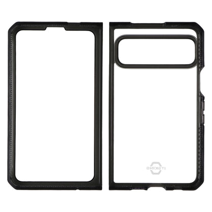 ITSKINS Hybrid_R Clear Case for Google Pixel Fold - Black/Transparent (2)