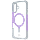 ITSKINS Hybrid_R // Mood Case for MagSafe for Apple iPhone 16 - Clear / Purple - New
