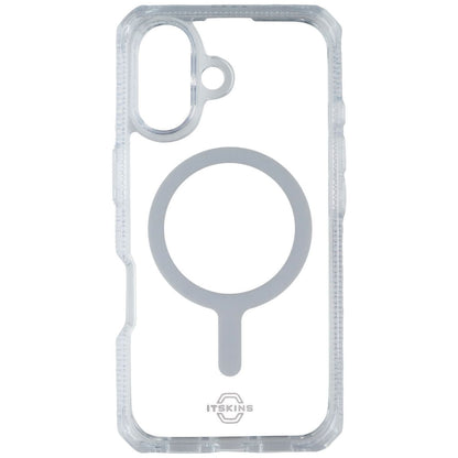 ITSKINS Hybrid_R // Mood Case for MagSafe for Apple iPhone 16 - Clear / Purple (4)