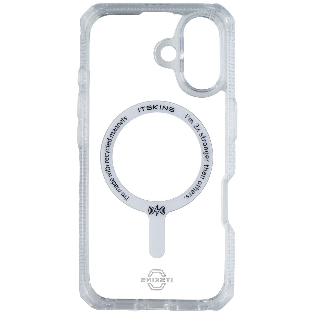 ITSKINS Hybrid_R // Mood Case for MagSafe for Apple iPhone 16 - Clear / Purple (5)