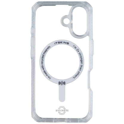 ITSKINS Hybrid_R // Mood Case for MagSafe for Apple iPhone 16 - Clear / Purple (5)