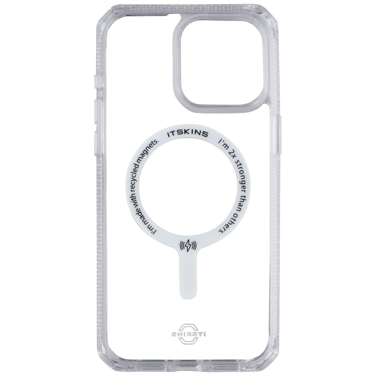 ITSKINS Hybrid_R Clear Series Case for MagSafe for Apple iPhone 15 Pro Max Clear (3)
