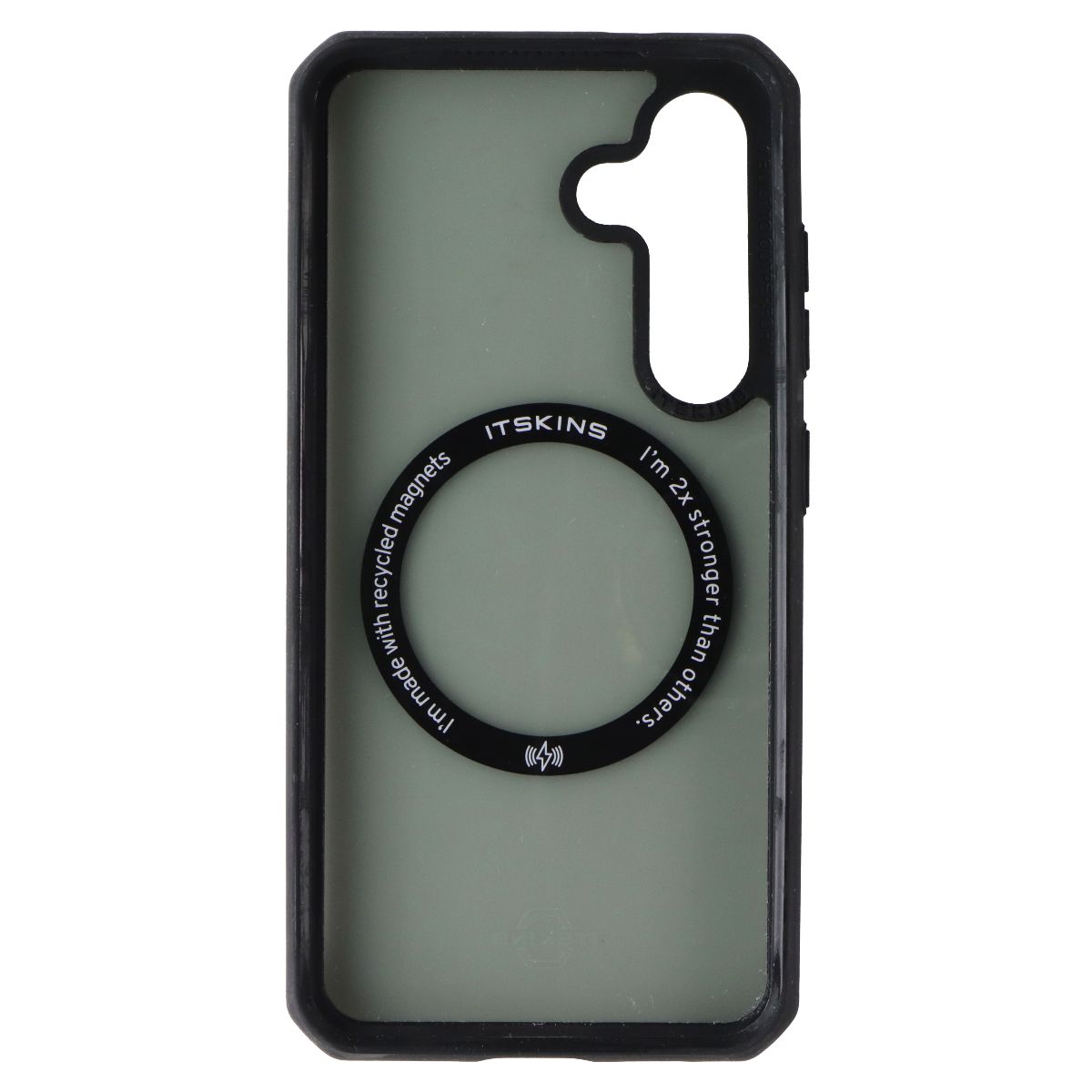 ITSKINS Hybrid_R Frost Series Magnetic Case for Samsung Galaxy S24 - Black (3)