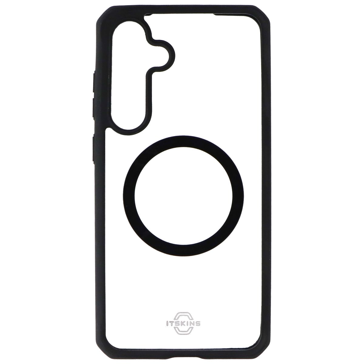 ITSKINS Hybrid_R // Solid Case for Samsung Galaxy S24 Plus - Black / Transparent (2)