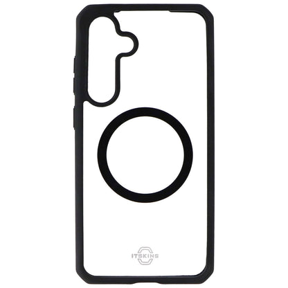 ITSKINS Hybrid_R // Solid Case for Samsung Galaxy S24 Plus - Black / Transparent (2)