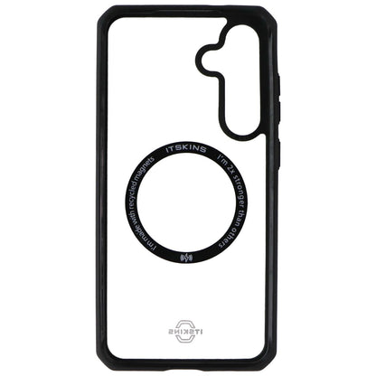ITSKINS Hybrid_R // Solid Case for Samsung Galaxy S24 Plus - Black / Transparent (3)