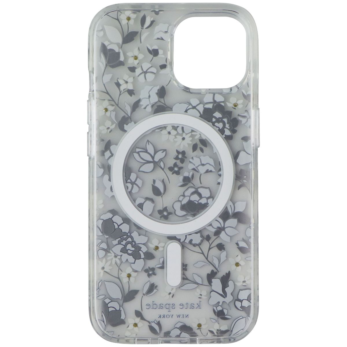 Kate Spade Protective Case for MagSafe for iPhone 16e - Flowerbed Blue Gems (3)