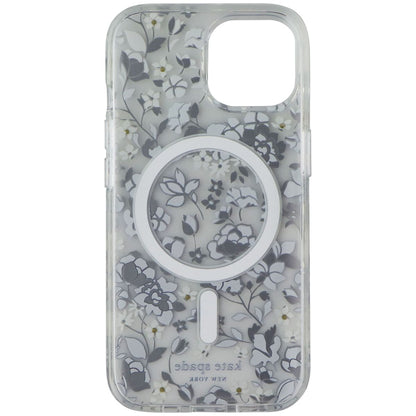 Kate Spade Protective Case for MagSafe for iPhone 16e - Flowerbed Blue Gems (3)