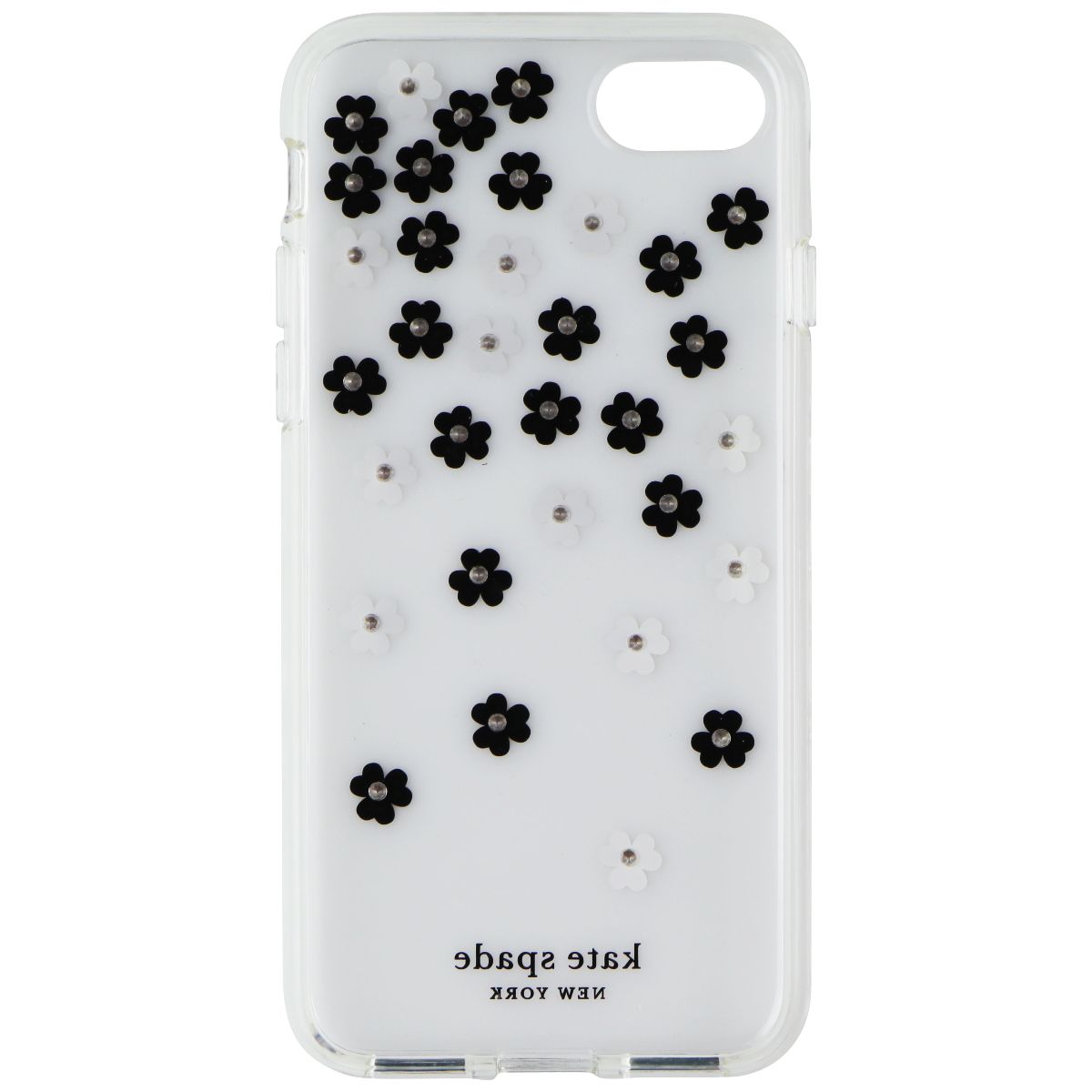 Kate Spade Flexible Hardshell Case for iPhone SE (2nd Gen) & 8/7 - Clear/Flowers (3)