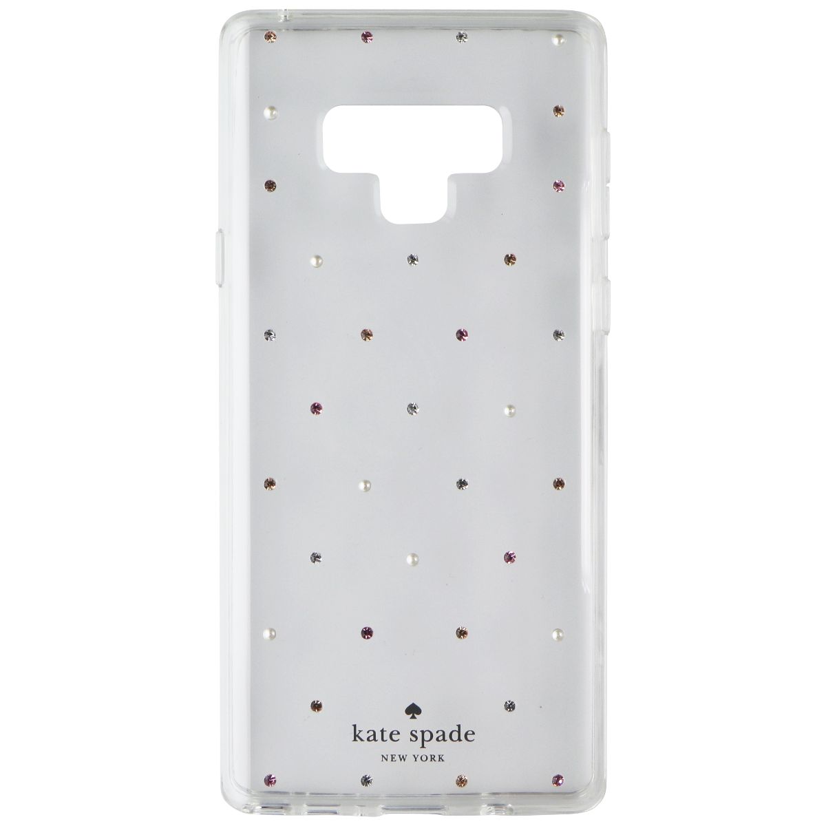 Kate Spade Hardshell Case for Samsung Galaxy Note9 - Clear with Pin Dot Gems (2)