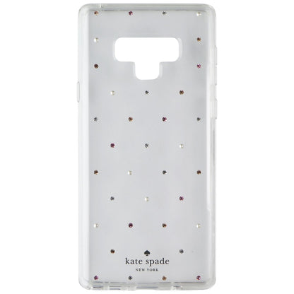 Kate Spade Hardshell Case for Samsung Galaxy Note9 - Clear with Pin Dot Gems (2)