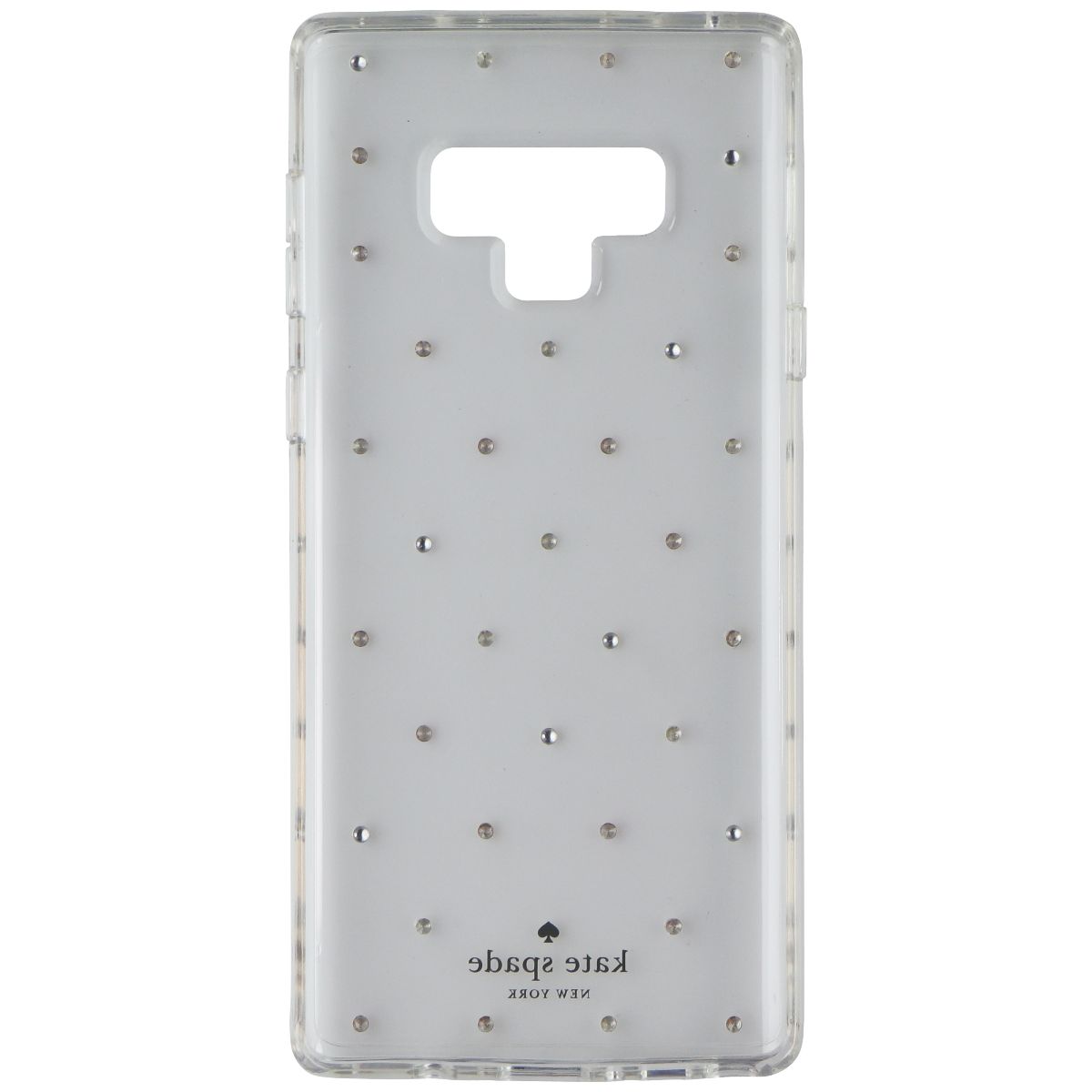 Kate Spade Hardshell Case for Samsung Galaxy Note9 - Clear with Pin Dot Gems (3)