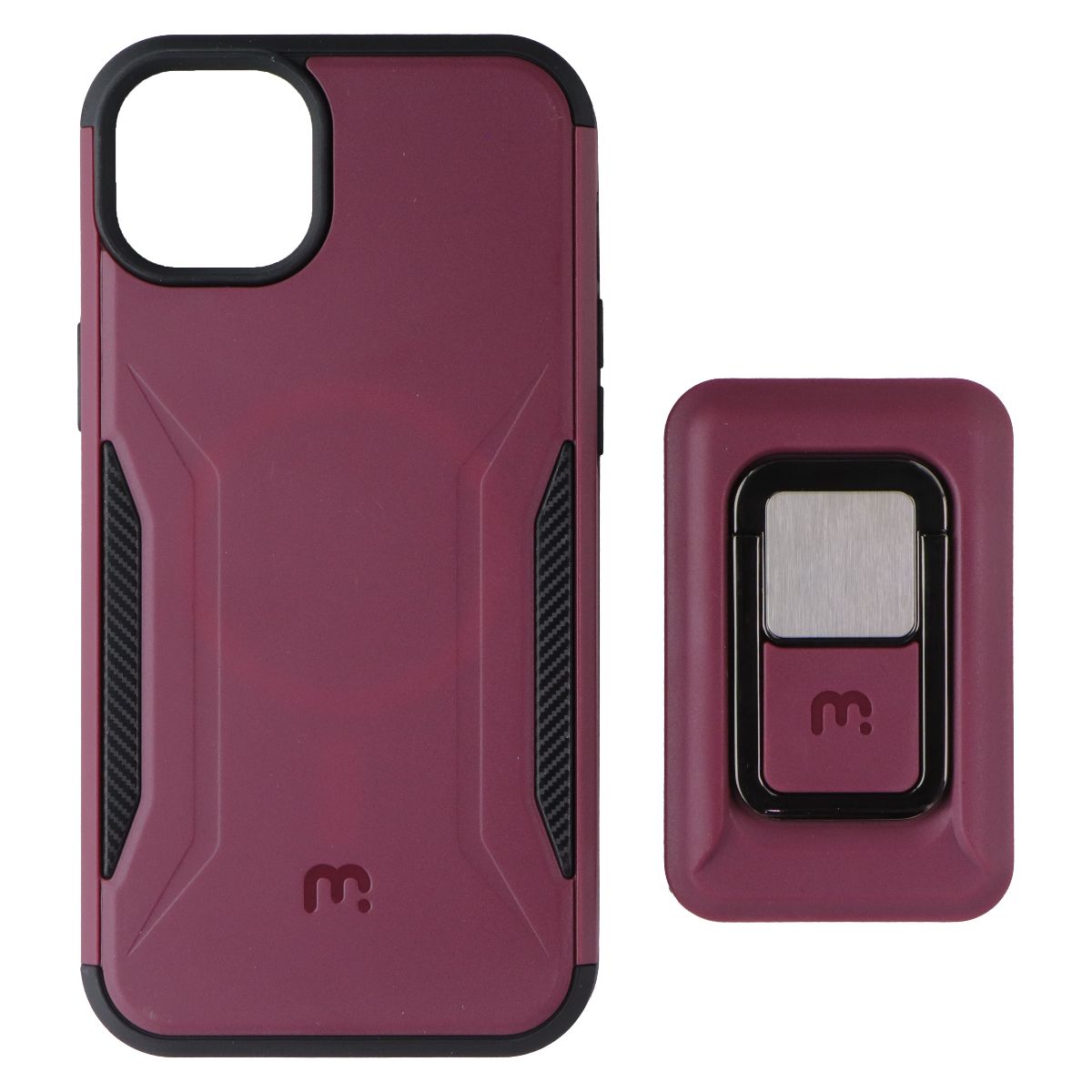 MyBat Pro Stealth Series Case with MagKick for Apple iPhone 14 Plus - Plum (3)
