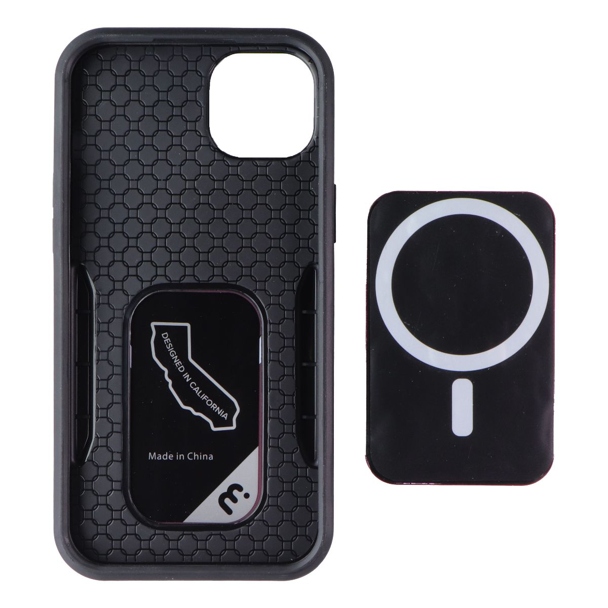 MyBat Pro Stealth Series Case with MagKick for Apple iPhone 14 Plus - Plum (4)