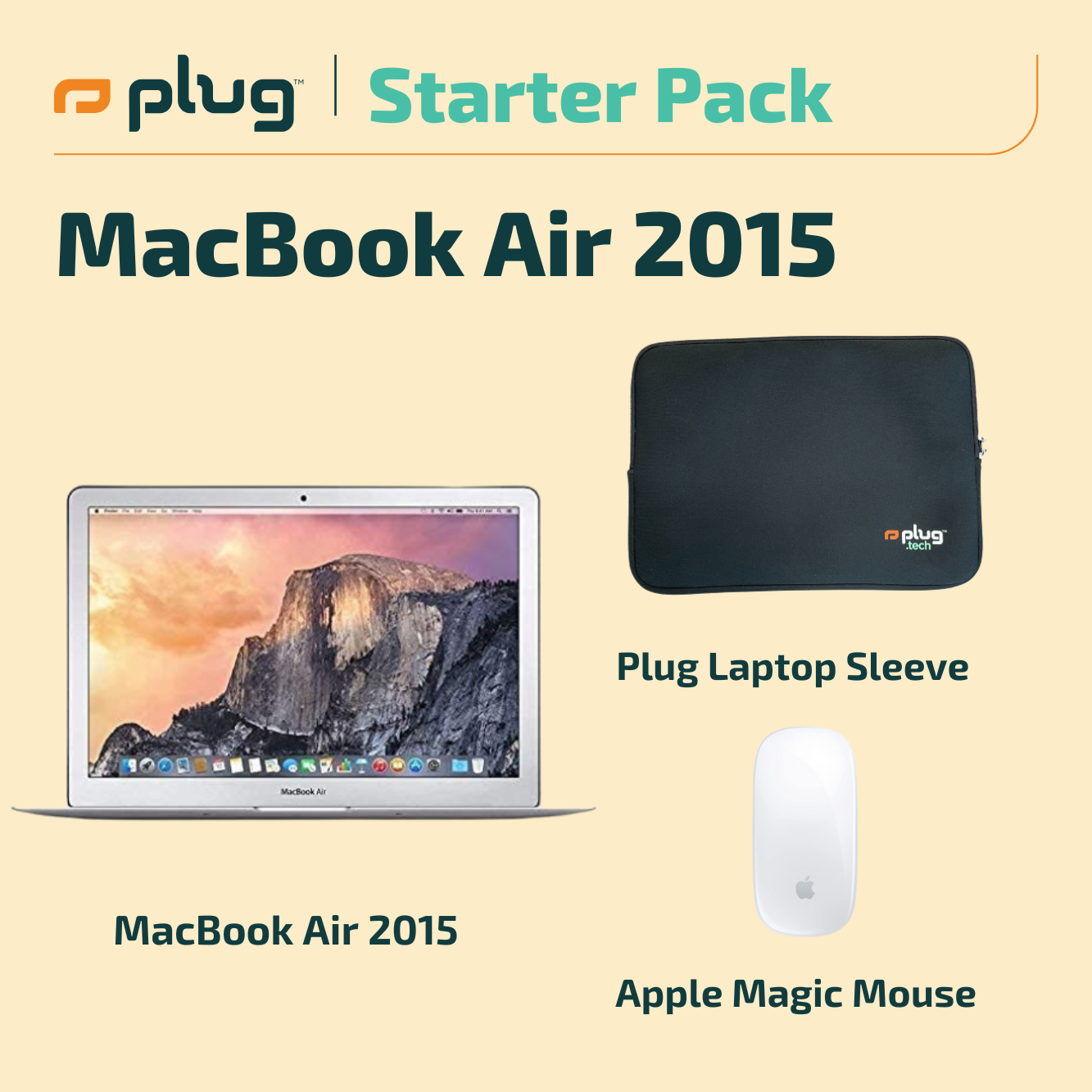 MacBook Air 2015 - Starter Pack with Magic Mouse