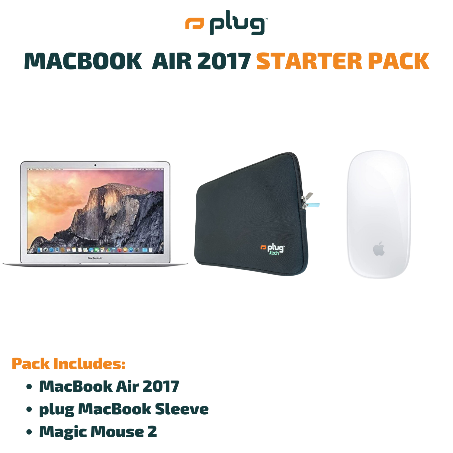 MacBook Air 2017 - Starter Pack with Magic Mouse