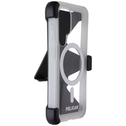 Pelican Voyager Magnetic Case + Holster for Samsung Galaxy S25 - Clear (2)