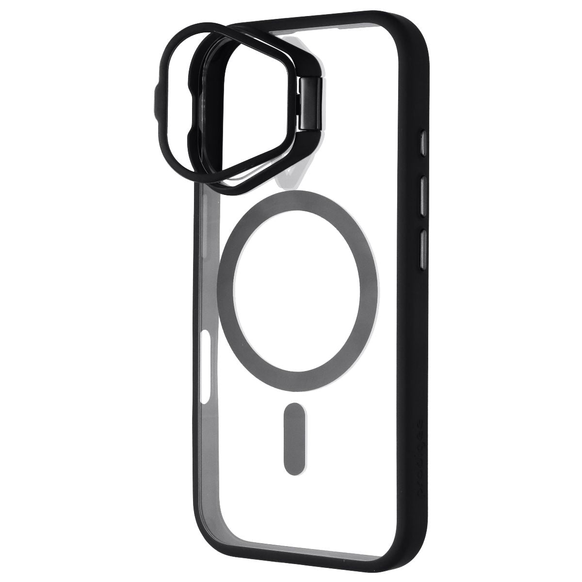 Prodigee Kickit Series Case for MagSafe for Apple iPhone 16 - Black/Clear