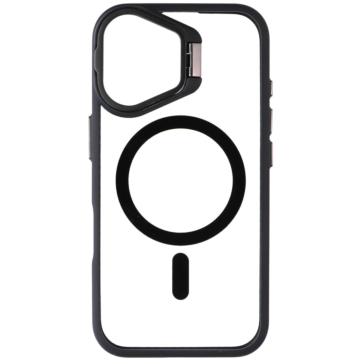 Prodigee Kickit Series Case for MagSafe for Apple iPhone 16 - Black/Clear (2)