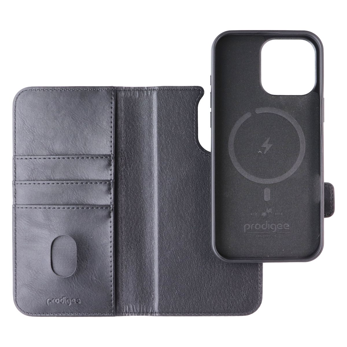 Prodigee Folio Mag Wallet MagSafe Case for Apple iPhone 16 Pro Max - Black - New (3)
