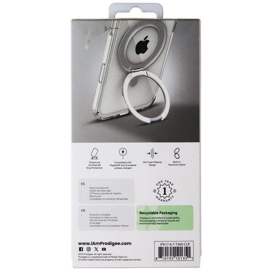 Prodigee Teek 360 Kickstand Case for MagSafe for Apple iPhone 17 Air - Clear - New (2)